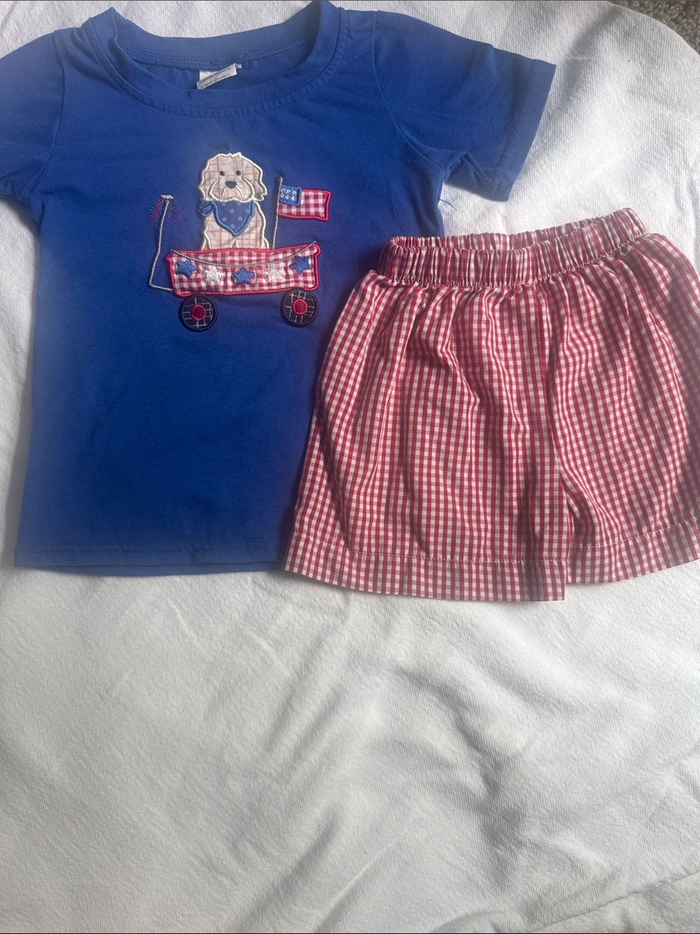 Boutique Toddler Patriotic Outfit, Sz 3T